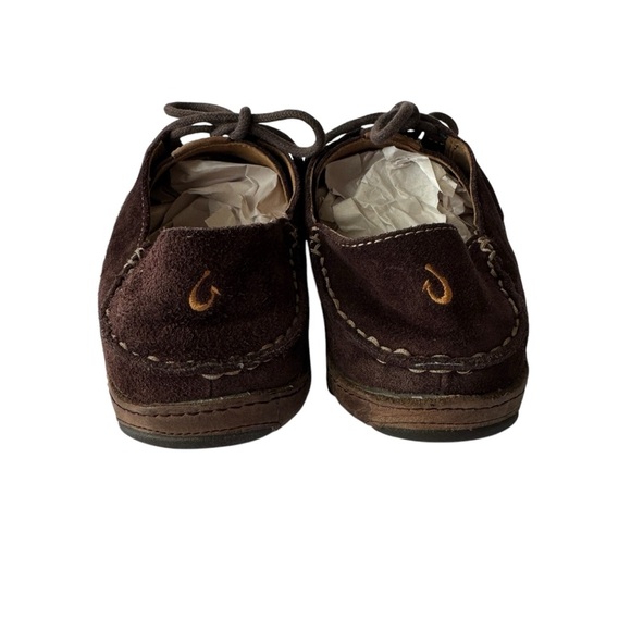 Olukai Ohana Mens Slip On Shoes 9 Casual Brown Comfort Suede Leather Casual - Picture 5 of 9